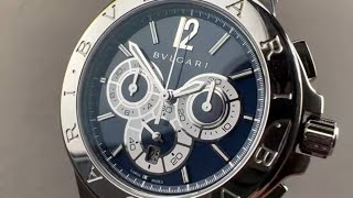 Bulgari Diagono Chronograph Limited Edition DG42SCH BVLGARI Watch Review Resimi