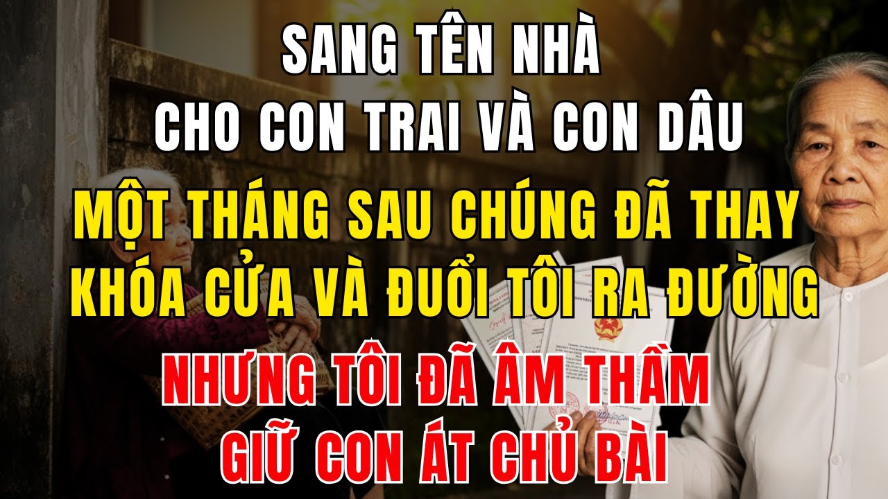 Con Trai Và Con Dâu Tưởng Mẹ Già Lú Lẫn, Ai Ngờ Bà Đang Giăng Bẫy – Và Phản Công Cả Hai Trắng Tay