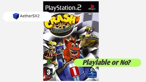 Aethersx2 Crash nitro kart gameplay on sony xz1