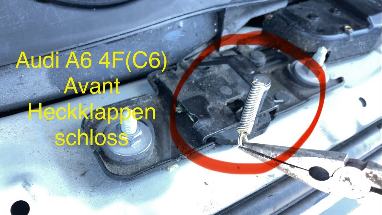 Audi A6 4f Fehlerspeicher Auslesen Ohne Zündung Audi A6 4F Avant Heckklappen problem - YouTube