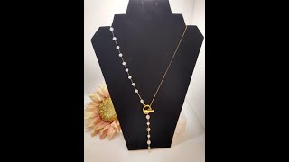 Lariat Style Necklace Using Bargain Bead Box August 2020 Products