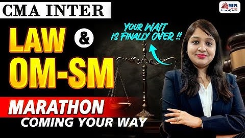 Your WAIT is Finally OVER ⌛ CMA INTER Students Mark Your Calendar 🗓️ | MEPL - Divya Agarwal Mam