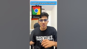 5 Useful Chrome Extensions That You Should Know 🕶️ #shorts #tech