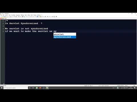 Is Servlet Synchronized