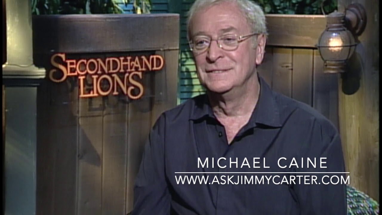 Michael Caine ..talks about life and his filmSecond Hand Lions