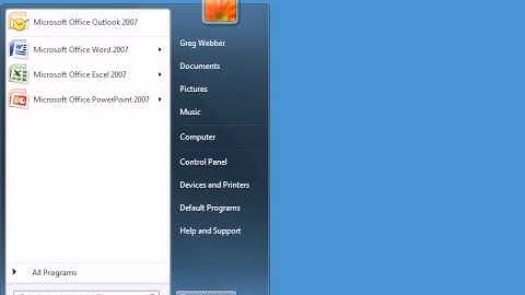 Windows 7  |  Search from the Start Menu