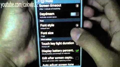 Samsung Galaxy S4: How to Change Font Size (Android phone)
