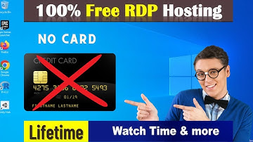 Free RDP Lifetime 2023 | Get High-Speed RDP for FREE - No Credit Card Needed!