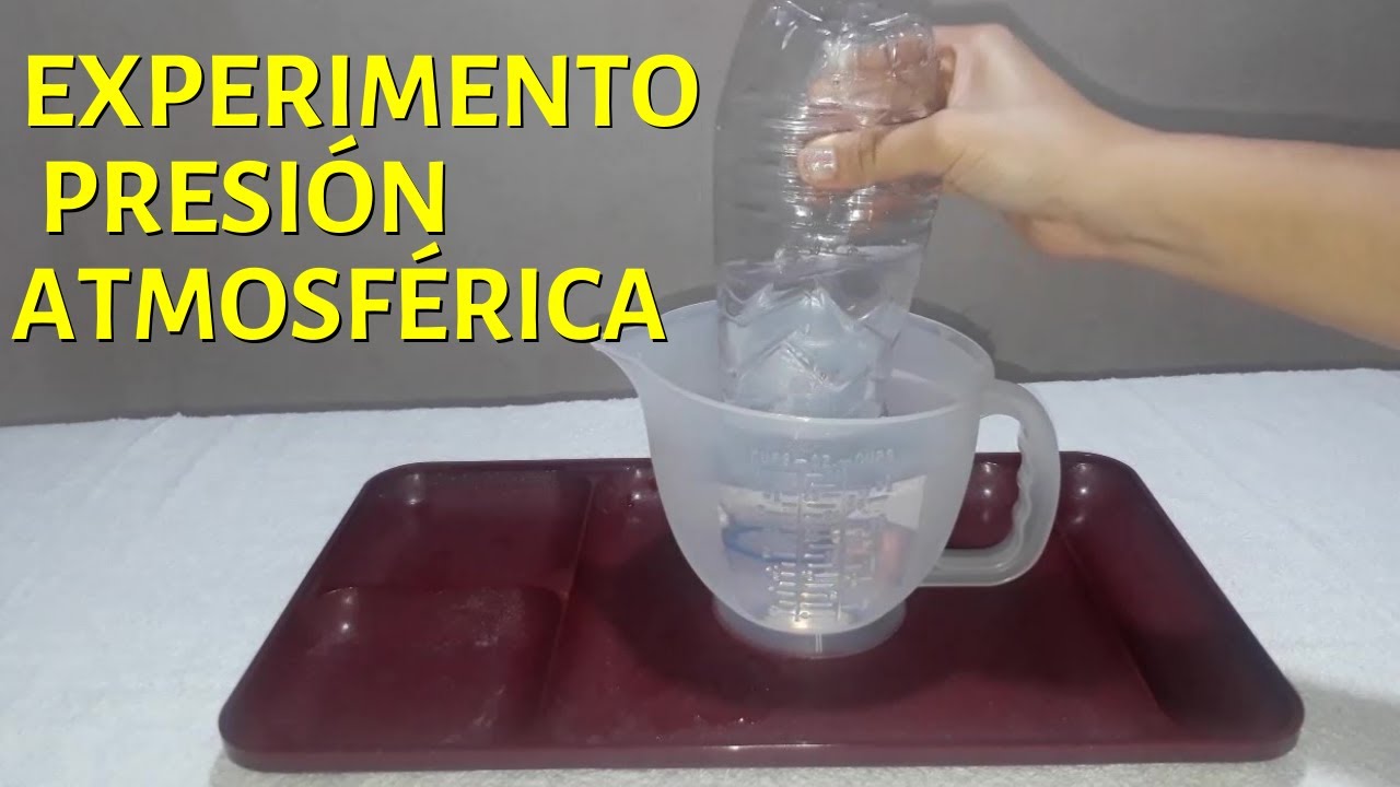 Experimento sobre la presión atmosférica: materiales y procedimiento👩‍🔬