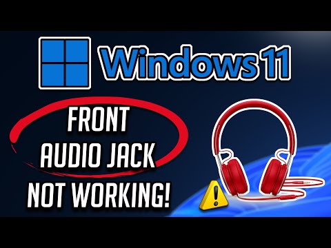 MEMPERBAIKI Masalah Kesalahan Jack Audio Depan Tidak Berfungsi di Windows 11 Dengan Sangat Mudah & Cepat