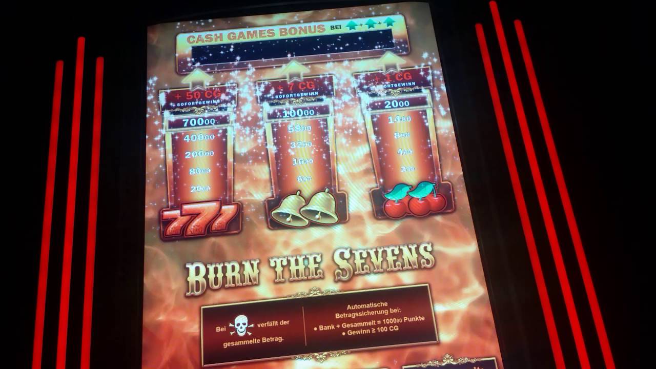 Burn the Sevens  - JACKPOT 100 CG !! || Bally Wulff || Spielhalle