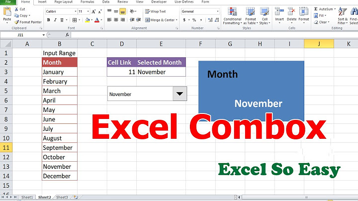 Hướng dẫn làm combobox trong excel với sổ công nợ