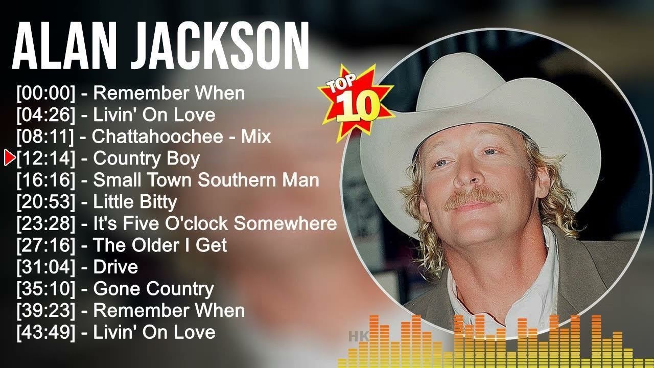 Alan Jackson Greatest Hits Full Album Best Old Country Songs All Of