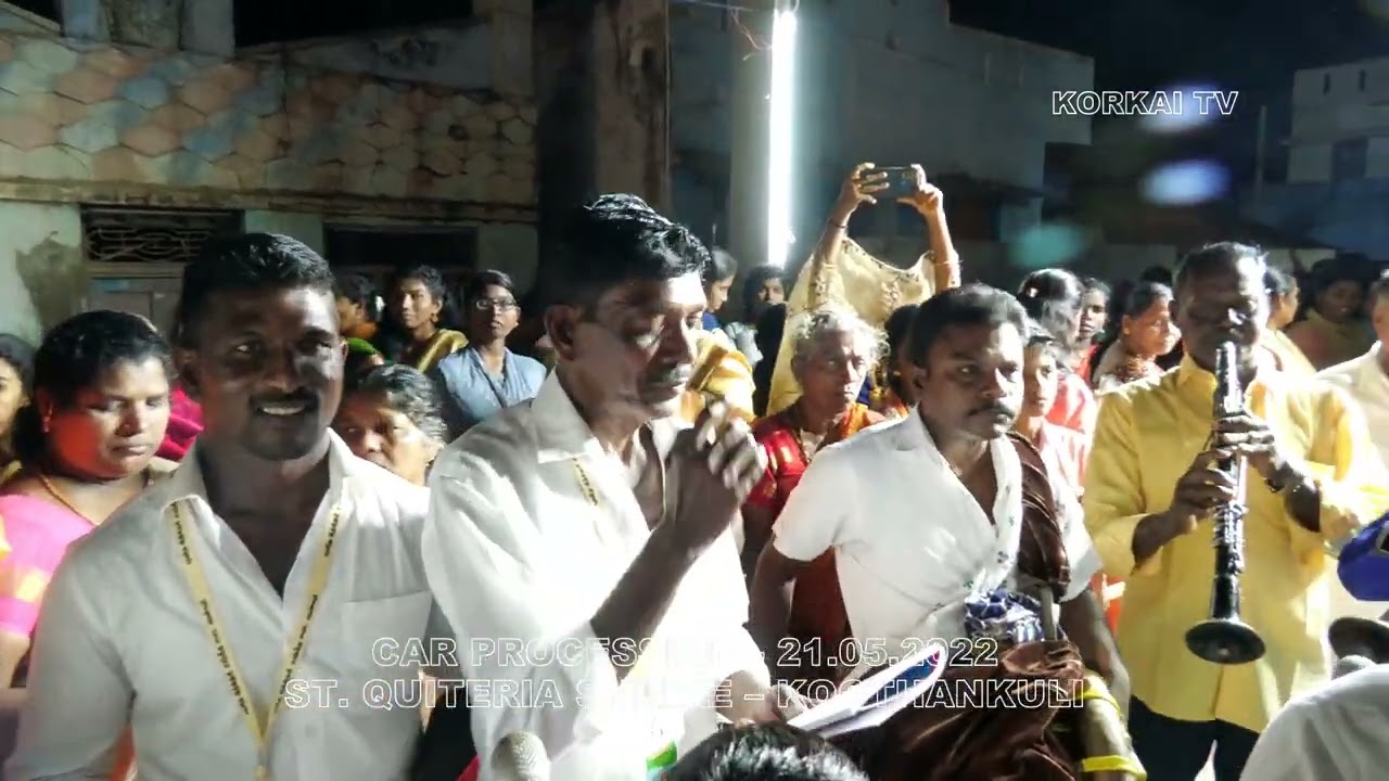 08 - CAR PROCESSION – 21.05.2022 - ST. QUITERIA SHRINE – KOOTHANKULI – TAMILNADU
