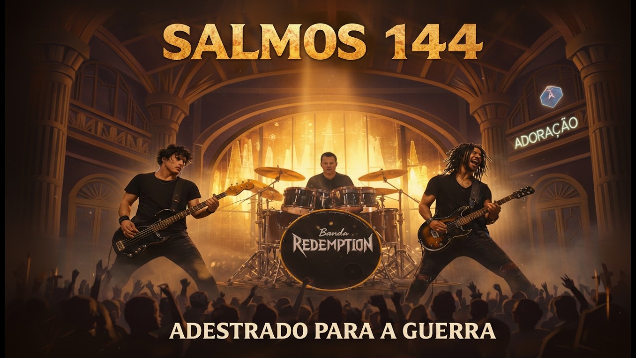 Salmo 144 - ADESTRADO PARA A GUERRA | Hard Rock Anthem (Banda Redemption)