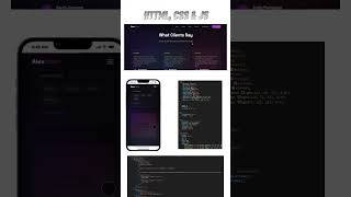 Portfolio Website with 3D animation