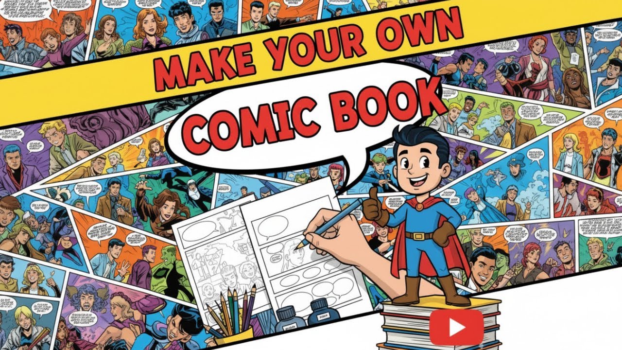 How to make your own comic book - YouTube