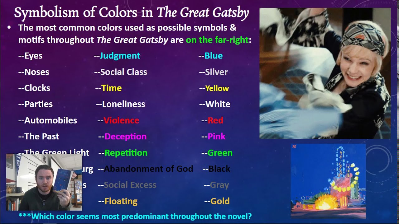 what are symbols in the great gatsby