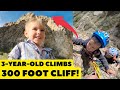 3-Year Old Climbs 300 Foot Cliff