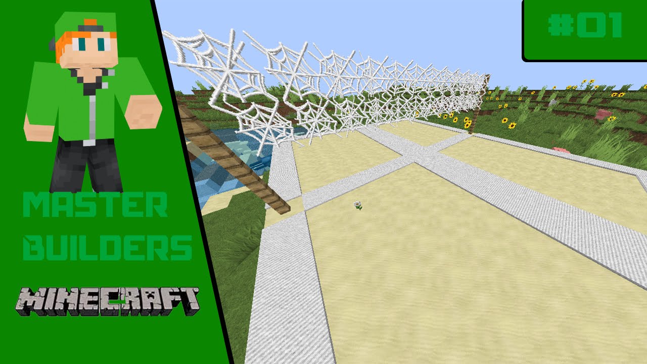 Minecraft Master Builders E1: Volleyball Court? - YouTube