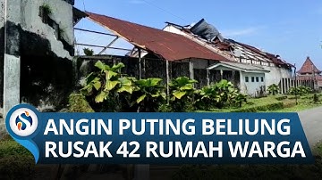 Angin Puting Beliung di Blitar Rusak 42 Rumah Warga dan Atap Pabrik Perkebunan