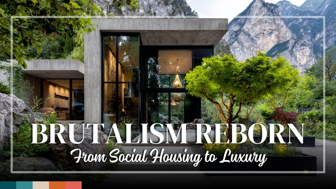 Переосмысление социального жилья: брутальные формы, используемые в современной роскошной жизни