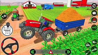 Modern Tractor Farming Driving Simulator 3D - New Tractor Games - Android  Gameplay screenshot 2