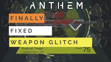 Anthem™ Weapon Stat Bug Finally Fixed