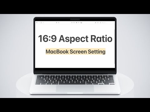 How to Set MacBook 16:9 Screen Resolution with BetterDisplay