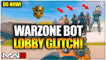 *NEW* WARZONE BOT LOBBY GLITCH! (DO THIS!) For Console/PC (NO SBMM) NO VPN -MW3 Warzone