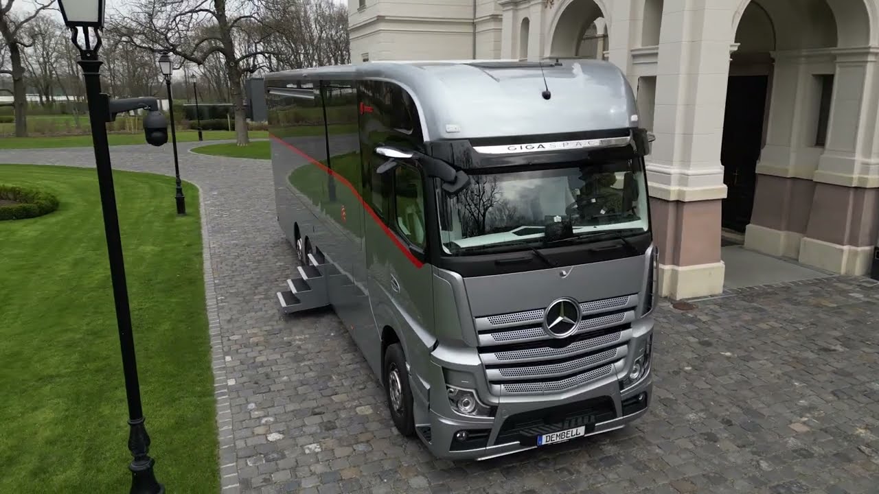 DEMBELL Landyacht | 26 Tonnen auf 12m | XXL LUXUS LINER Wohnmobil Roomtour | Mercedes Actros