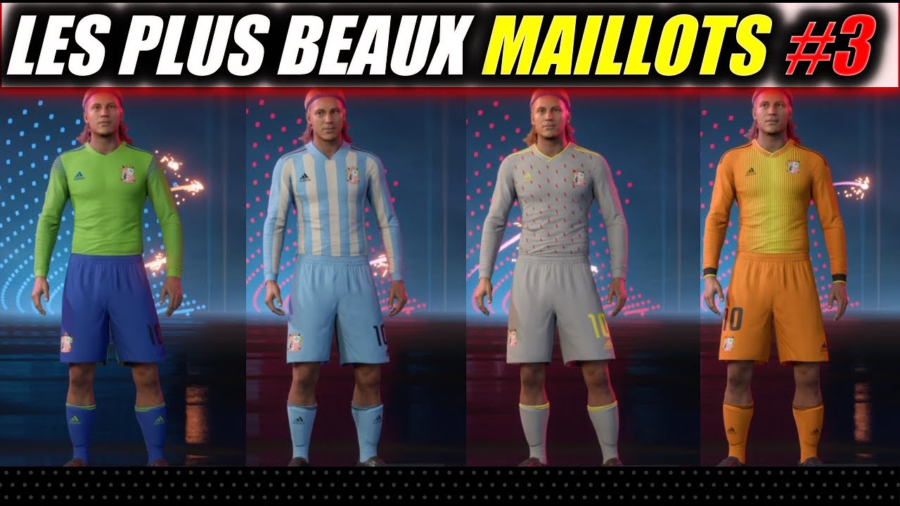 LES PLUS BEAUX MAILLOTS EN CLUB PRO #3 ! (FIFA 23) - YouTube