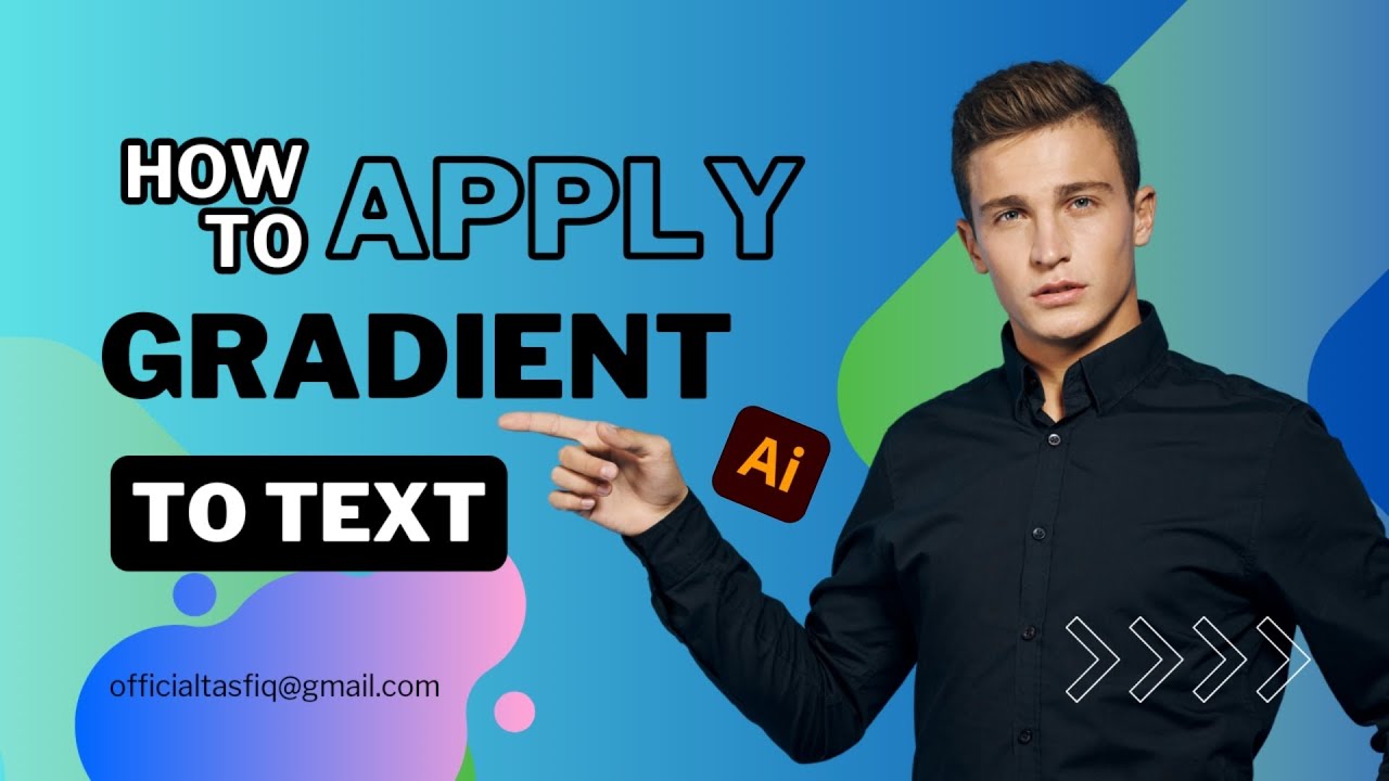 Create Editable Gradient Text in Adobe Illustrator | 2 minute tutorial APOLEX PC