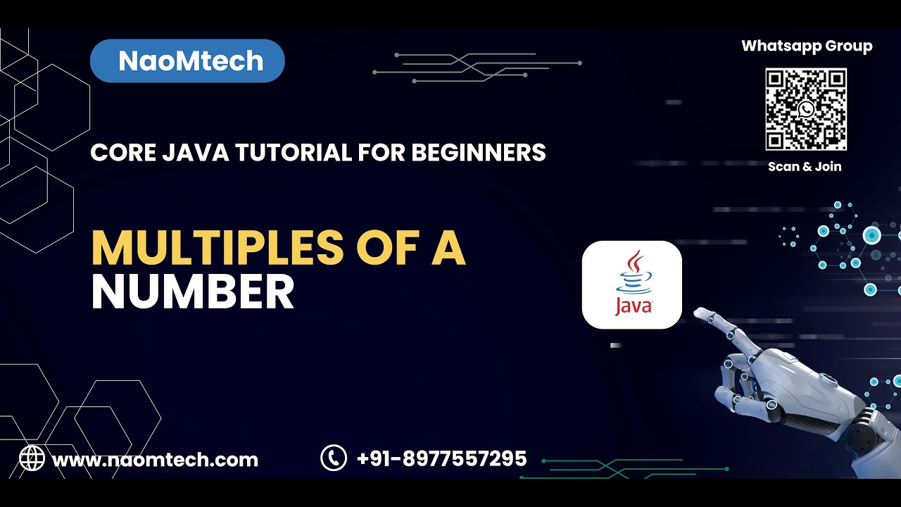 25.Core Java Tutorial for Beginners | Loops | While | Program to print ...