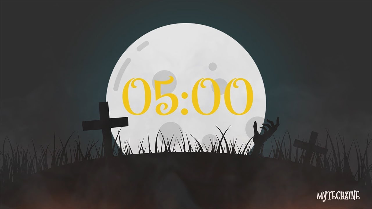 5 Minute Halloween Timer Scream sound Alarm YouTube