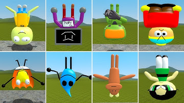 PLAYING AS UPSIDE DOWN 3D MEMES NEXTBOT V8 IN Garry