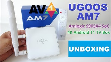🔥UGOOS AM7 Android 11 Smart TV Box Features Amlogic S905X4 SoC Unboxing (Video)
