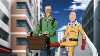 😂 Saitama Kicks Garou 😂 ONE PUNCH MAN Saitama vs Garou screenshot 3