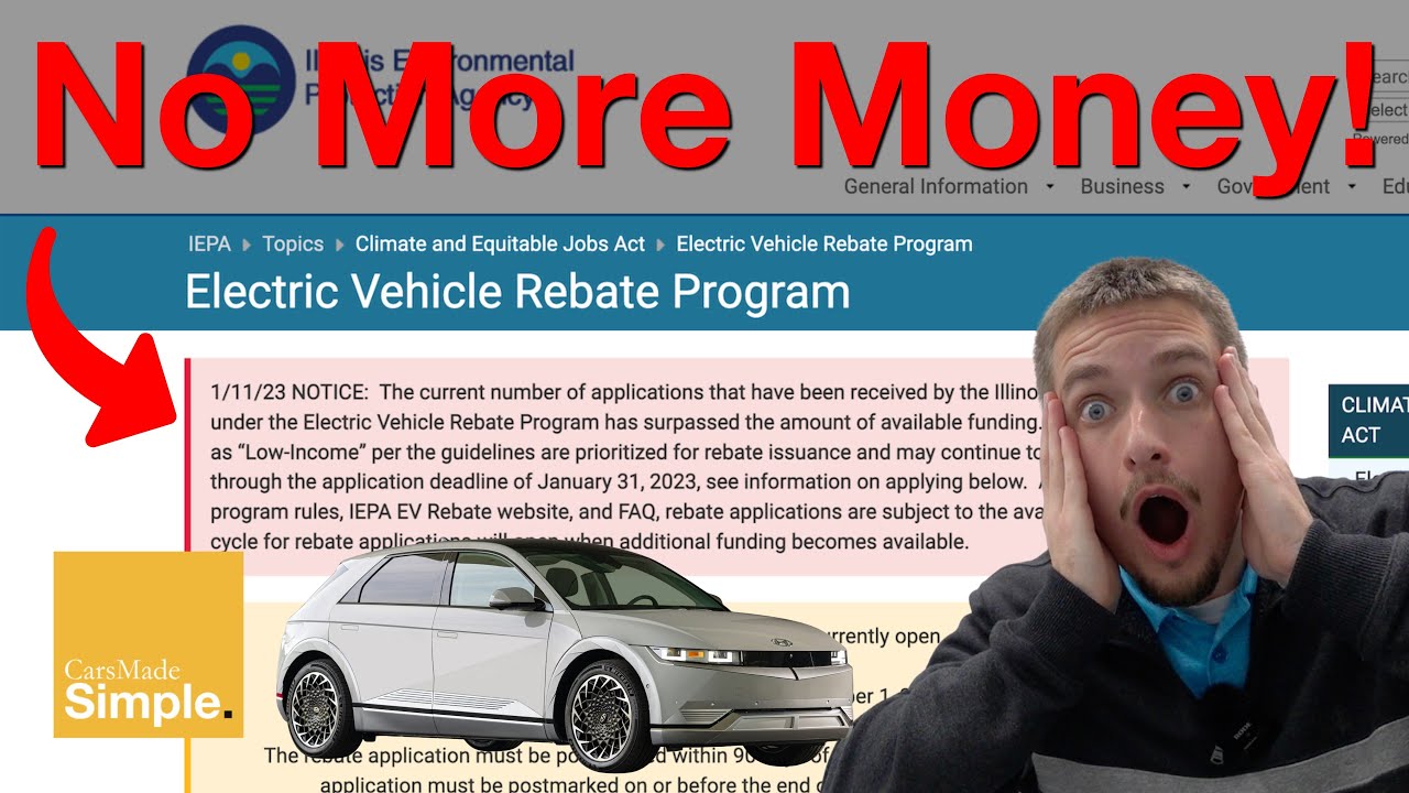 Illinois Electric Vehicle Rebate Program Funding Ran Out What Does 