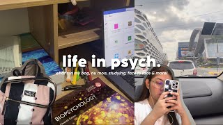 👩🏻‍⚕️🧠 life in psych: nu moa & what’s inside my bag? | episode 1