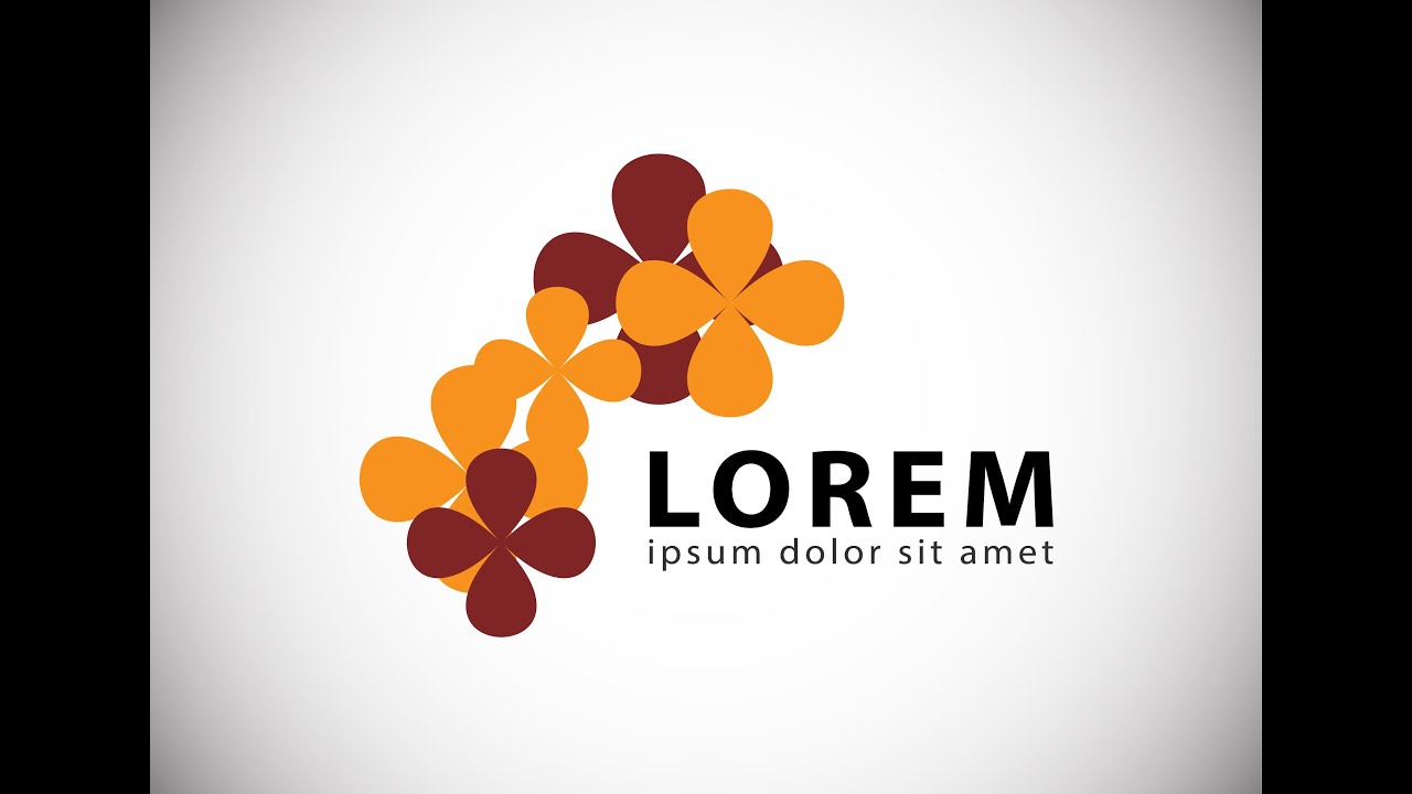 Illustrator tutorial - Floral logo design