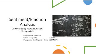 Presentation on Sentiment/Emotion Analysis_NLP
