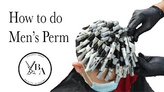 How To Do Men's Perm | Body Wave | Hair Perm
