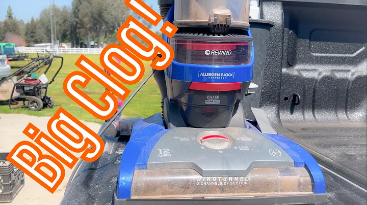 Hoover Whole House Rewind Clogged Fix