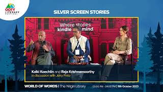 Silver Screen Stories Kalki Koechlin & Raja Krishnamoorthy with Jerry Pinto | Ooty Lit Fest 2023