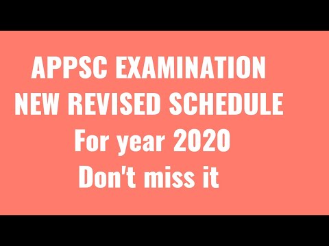 APPSC New Exam Dates 2019-2020 || APPSC Revised Exam dates || Feb,march 2020 #APPSC #OnTrending