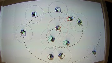 Segregation of Heterogeneous Swarms of Robots in Curves