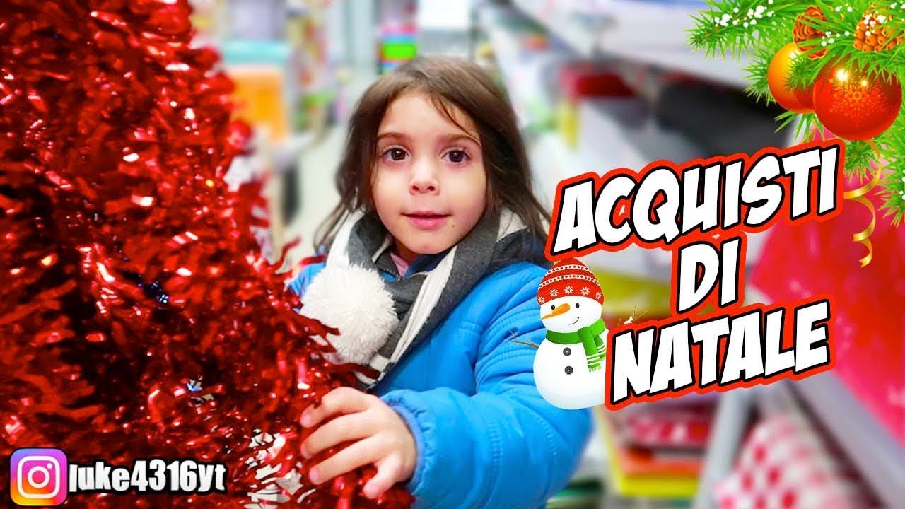 I MIEI FIGLI FANNO SHOPPING DI NATALE