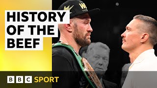 Tyson Fury vs Oleksandr Usyk: A history of their beef explained | BBC Sport