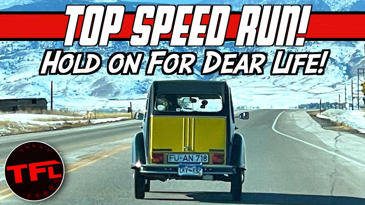 Ekstremt vigtigt Tvunget få How Fast - Citroen 2CV TOP SPEED RUN!! (Downhill, Crazy Wind!) - YouTube